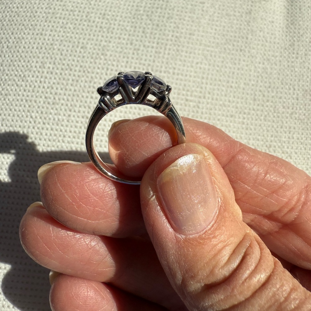 Iolite Gemstone Ring - image 4